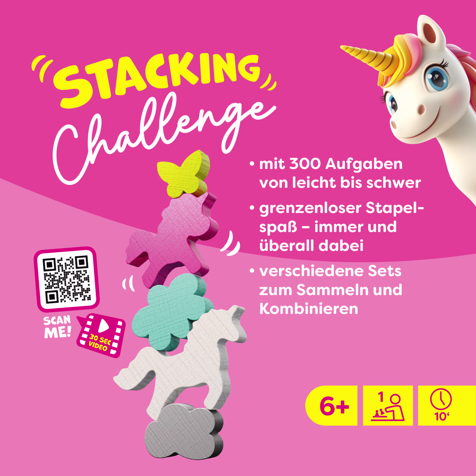 Stacking Challenge - Unicorns Stacking Challenge - Unicorns