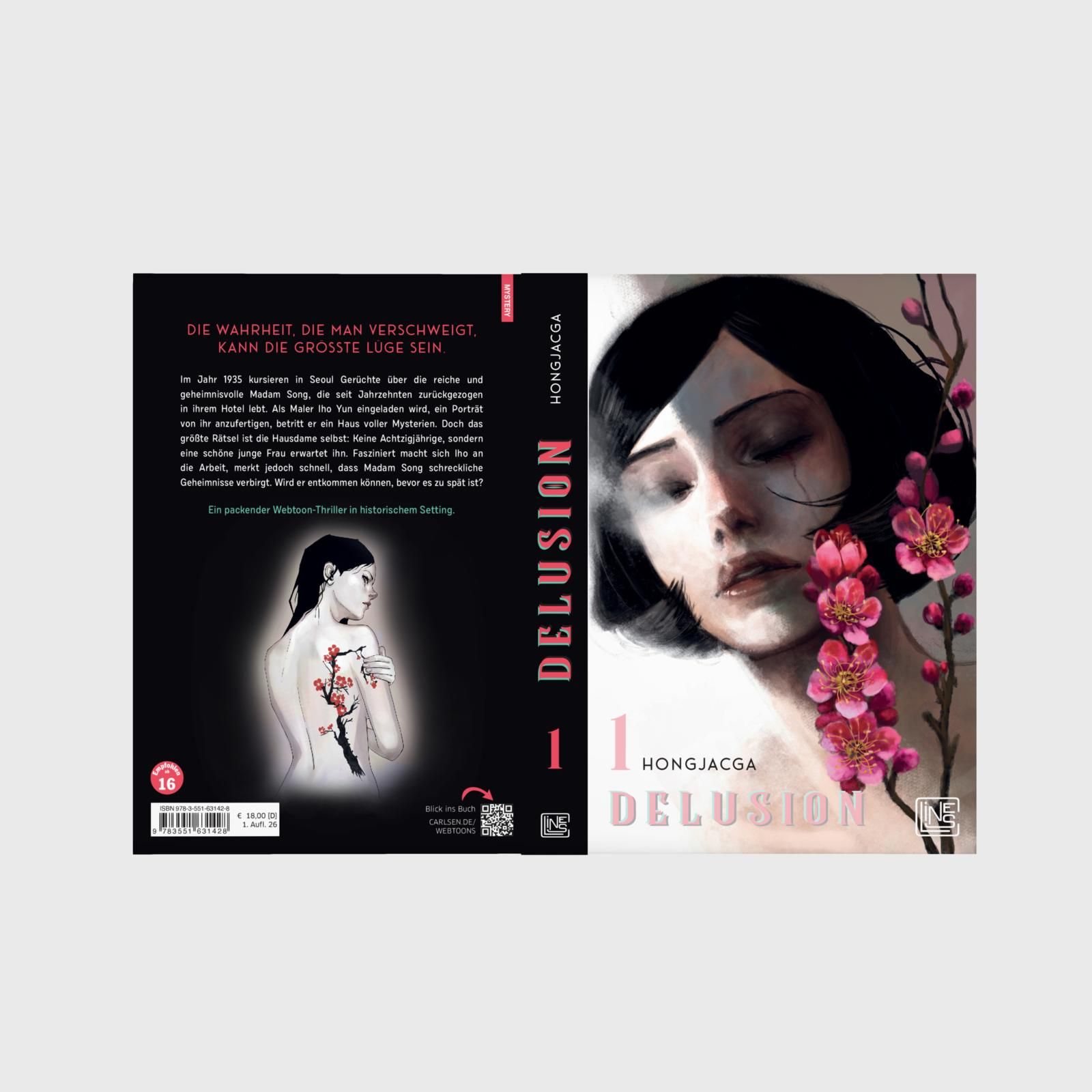 Manga, Delusion, Cover, Knopf, Japanisch-Style