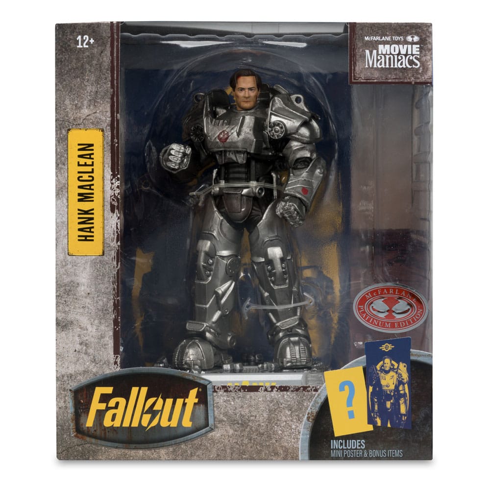 Fallout: Statue Hank Maclean Season 2 17cm Red Platinum Edition (Movie Maniacs) Erwachsener, Männlich, Mann, Person