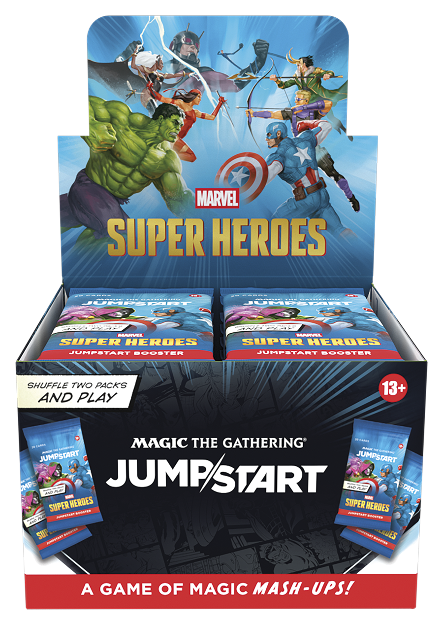 Marvel, Super Heroes, Jumpsuit Booster, Magic the Gathering, Deck display