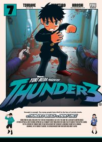 anime, poster, thunder3, hero, manga-inspired