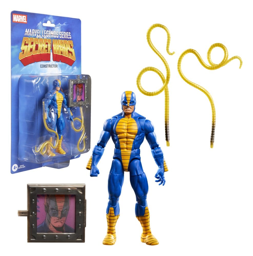 Actionfigur, Kostümfigur, X‑Men, Blau Gelb, Kabelschnüre
