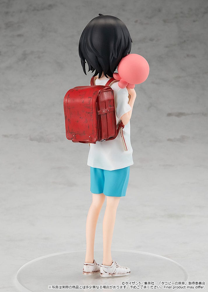 Takopi's Original Sin PVC Statue: Shizuka Kuze & Takopi 18cm Rucksack, Schulrucksack, Shorts, T-Shirt, Figur