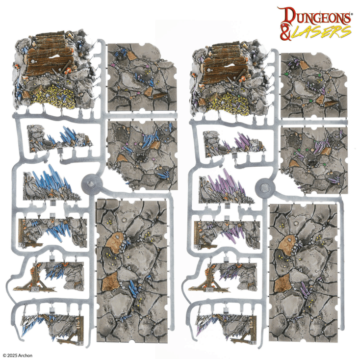Dungeons & Lasers: Deep Mines Prepainted Dungeons & Lasers: Deep Mines Prepainted