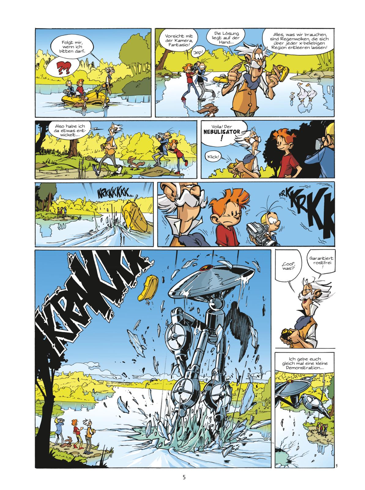 Spirou & Fantasio Bd.45: Flut über Paris