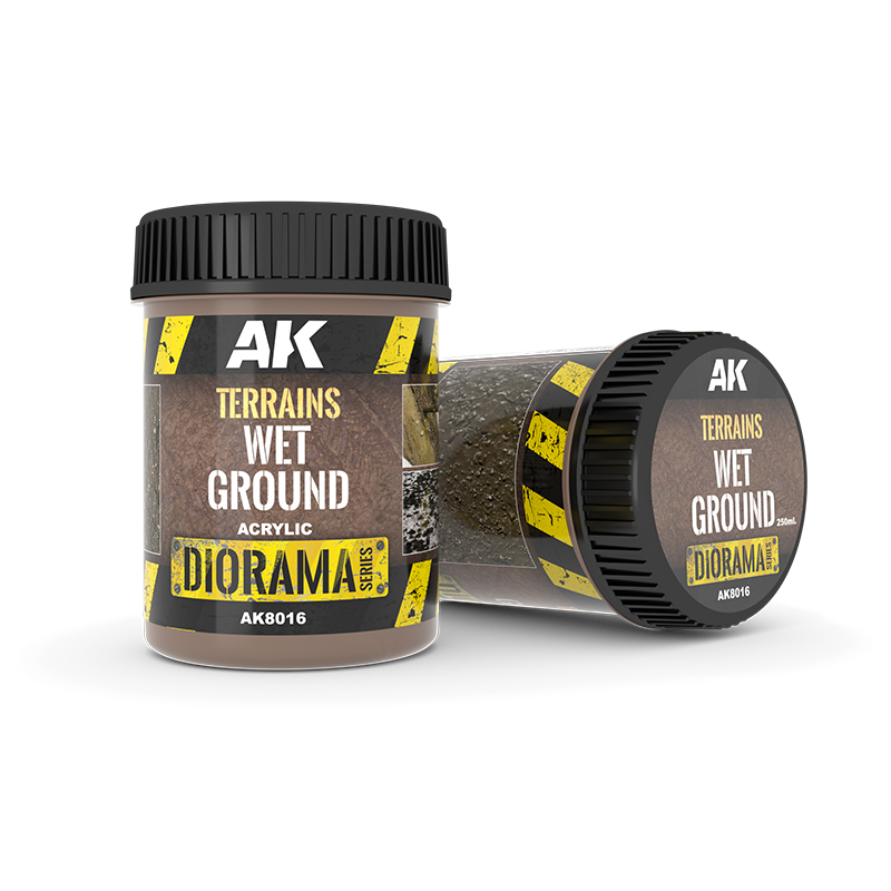 AK: TERRAINS WET GROUND - 250ml (Acrylic) AK: TERRAINS WET GROUND - 250ml (Acrylic)