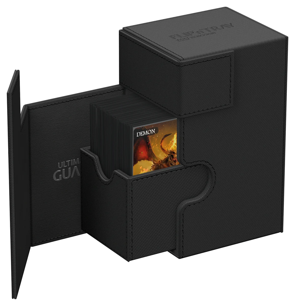 Ultimate Guard: Deckbox Flip'n'Tray 80+ Monocolor Schwarz