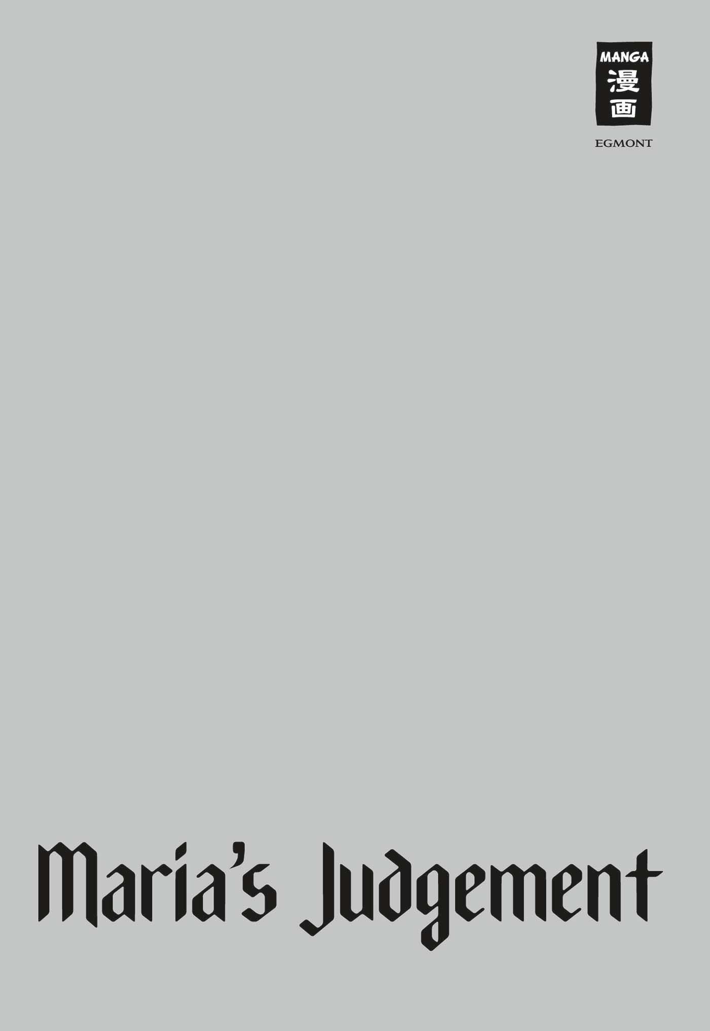 Marias Judgement Bd.7 Manga, Maria's Judgment, Ezine logo, Egmont, Heftig text