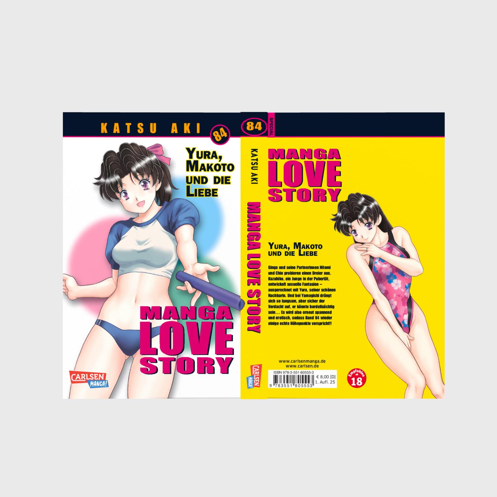 Manga Love Story Bd.84 Werbung, Veröffentlichung, Buch, Comics, Plakat