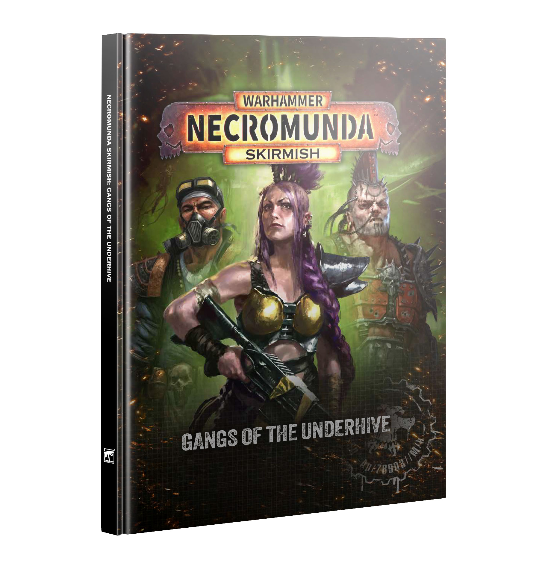 Necromunda: Gangs of the Underhive Necromunda, Skirmish, Brettspiel, Coverkunst, Gangs des Unterreichs