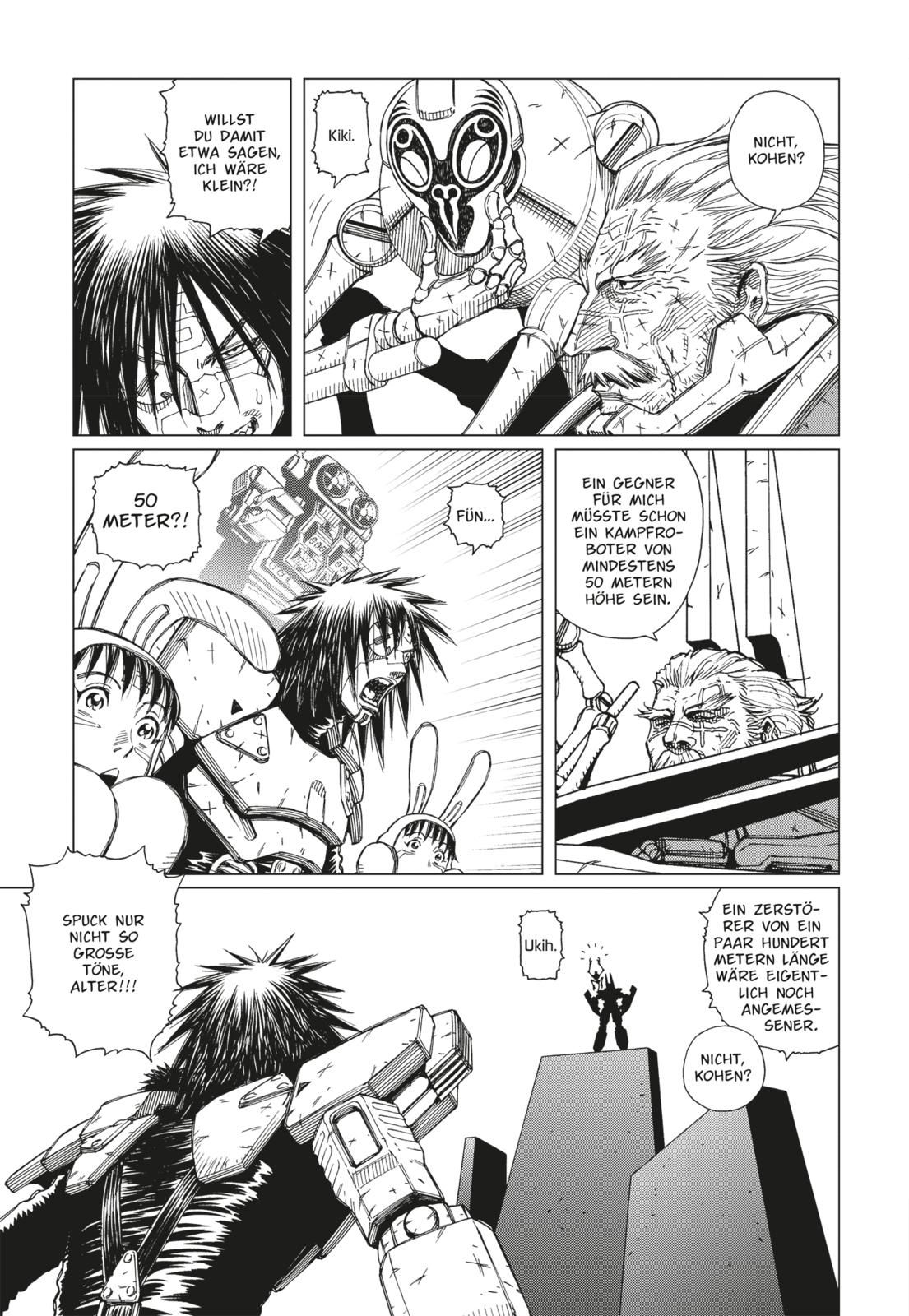 Comic, Manga, Action, Robot, Gun