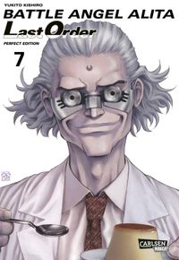 Battle Angel Alita: Last Order Perfect Edition Bd.7 Anime-Held, Professor, Brille, Weißer Mantel, Löffel