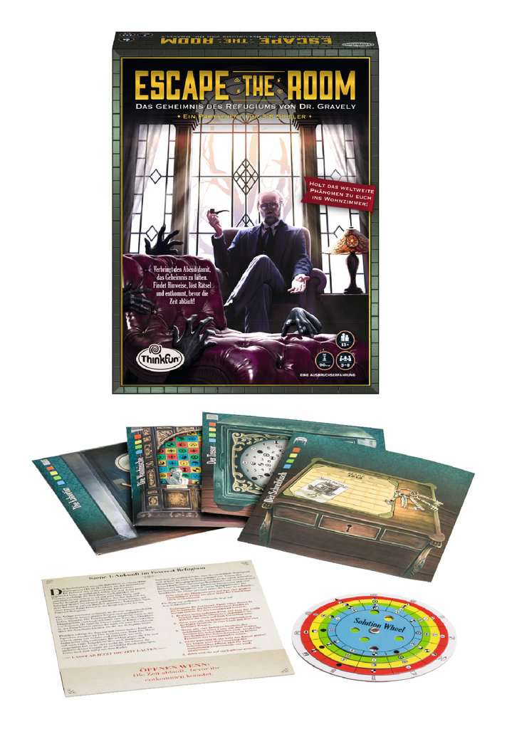 Escape the Room: Das Geheimnis des Refugiums von Dr. Gravely Escape the Room: Das Geheimnis des Refugiums von Dr. Gravely