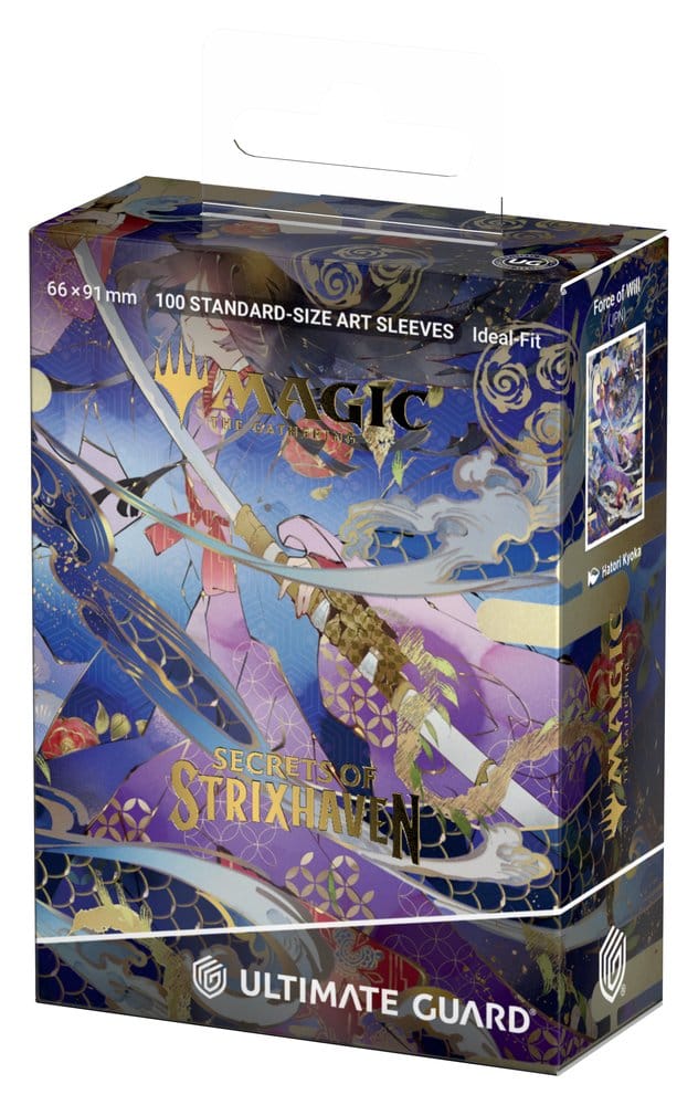 Ultimate Guard: Kartenhüllen Art Sleeves Standard - Strixhaven Force of Will Japanese (100) 卡套, 艺术包边, 收藏用护套, 魔法:聚会, 绘画主题