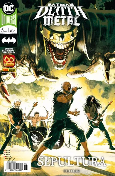 Batman Death Metal #5 Sepultura Band Edition Batman Death Metal #5 Sepultura Band Edition