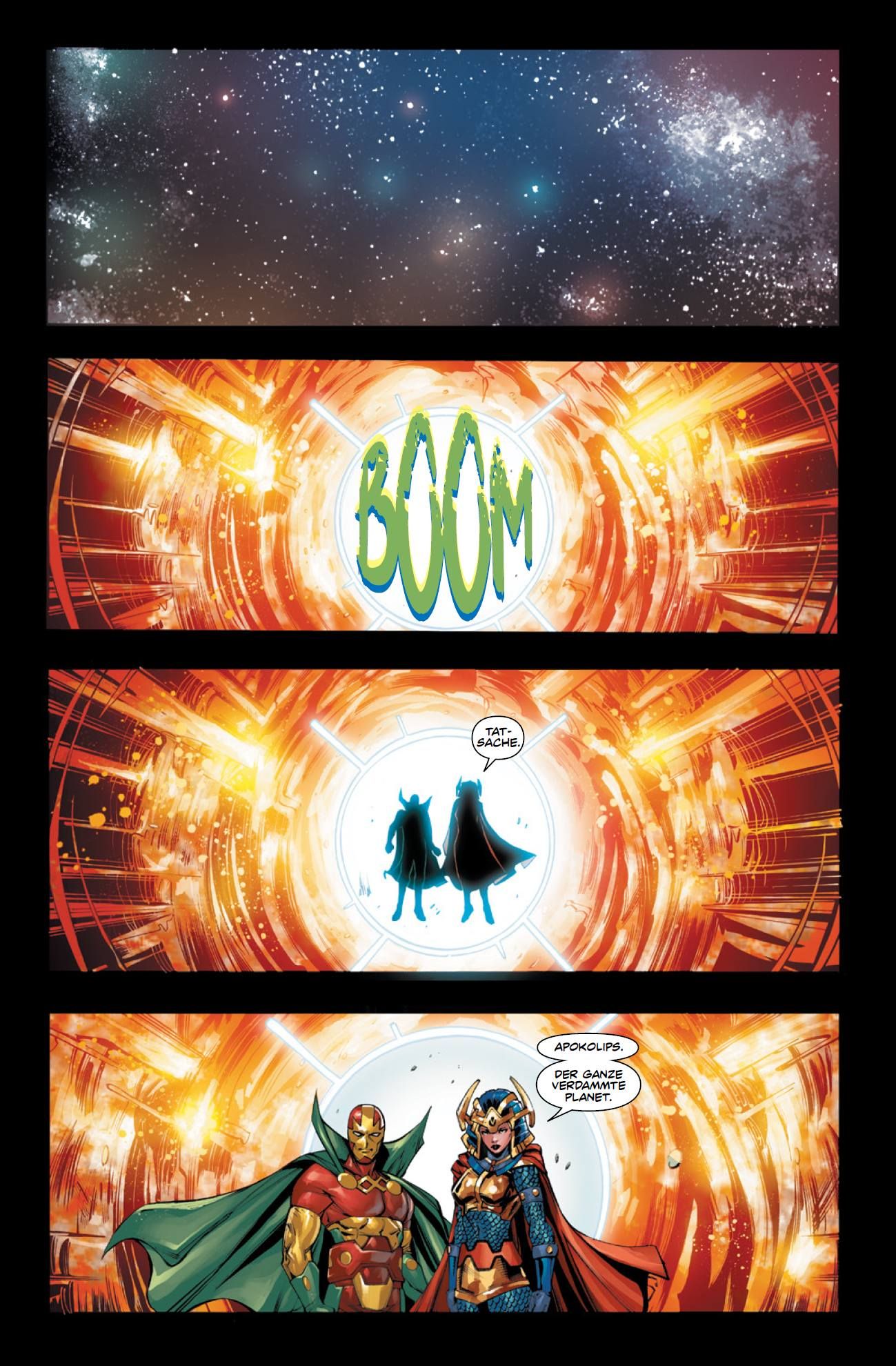 DC Horror: Der Zombie-Virus Comic, Weltraum, Explosion, Helden, Kosmos
