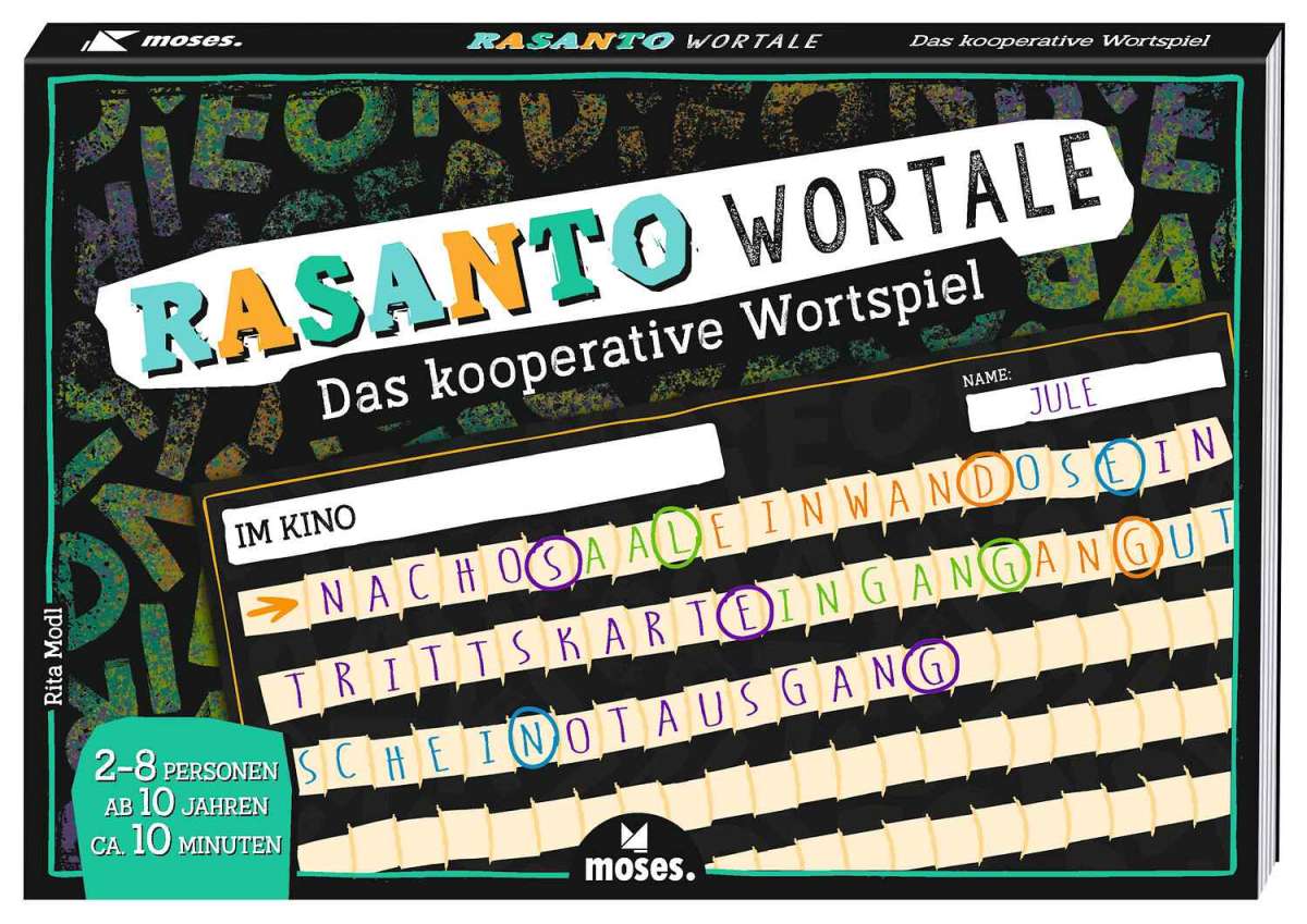 Rasanto Wortale - Das kooperative Wortspiel Rasanto Wortale - Das kooperative Wortspiel