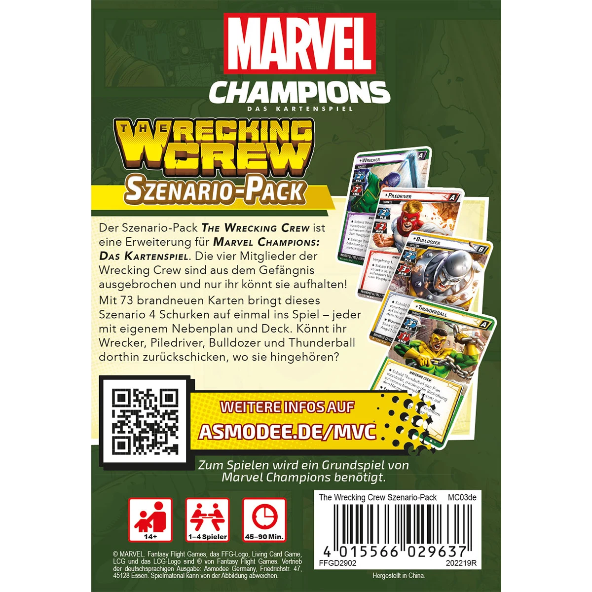 Marvel Champions LCG dt.: The Wrecking Crew Marvel Champions LCG dt.: The Wrecking Crew