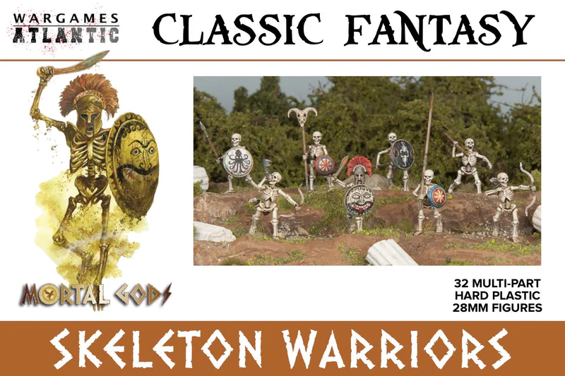 Wargames Atlantic: Classic Fantasy - Skeleton Warriors Wargames Atlantic: Classic Fantasy - Skeleton Warriors