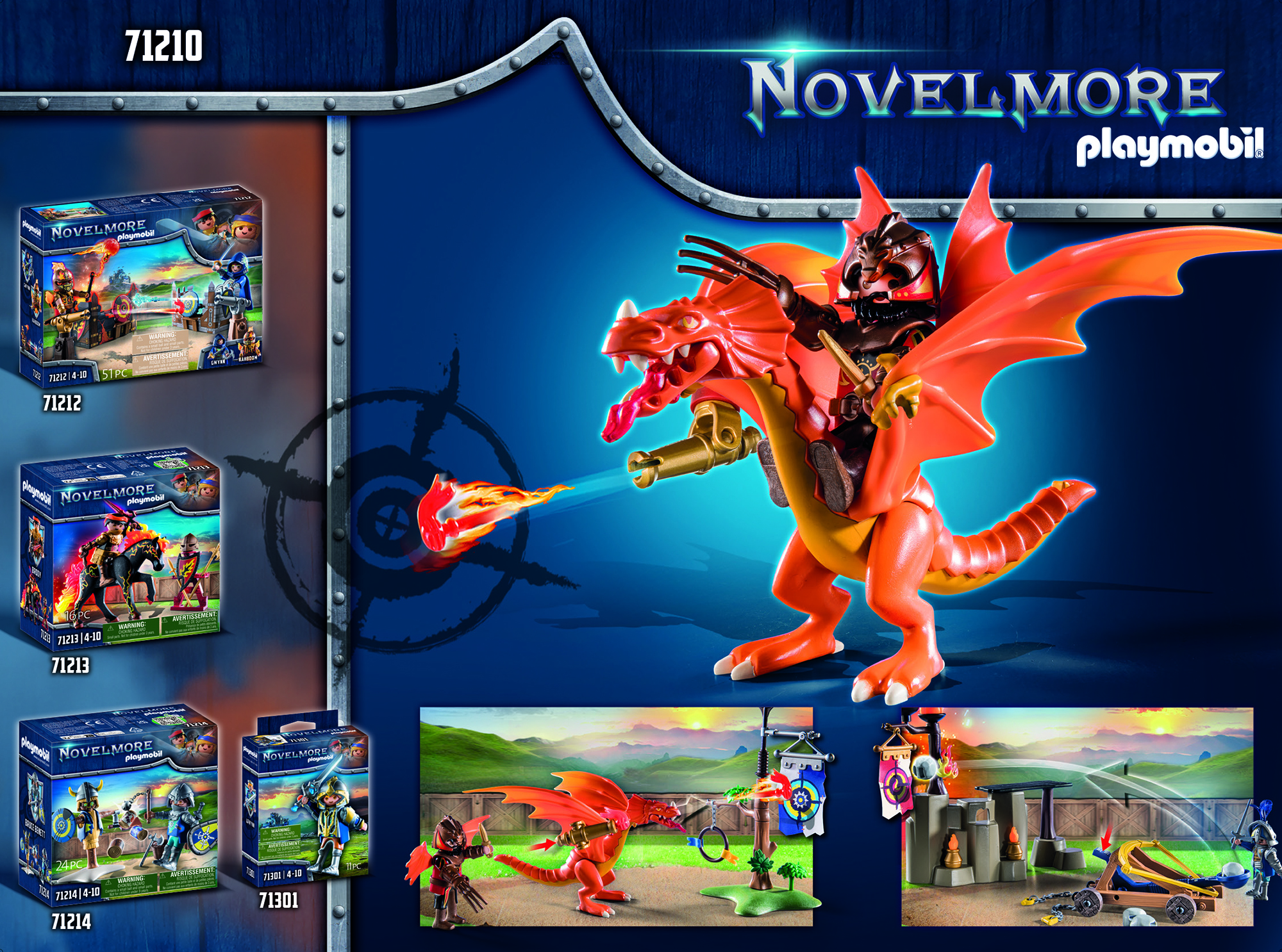 Playmobil: Novelmore - Novelmore vs. Burnham Raiders - Turnierplatz