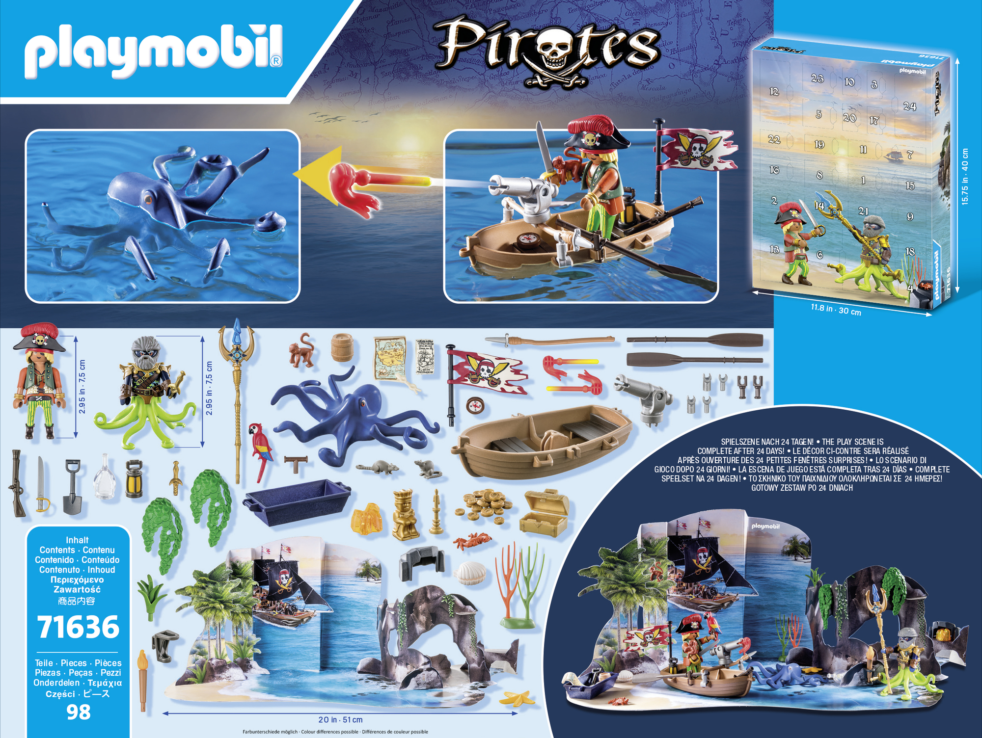 Playmobil: Pirates - Adventskalender pirates, playset, abenteuer, meer, figuren