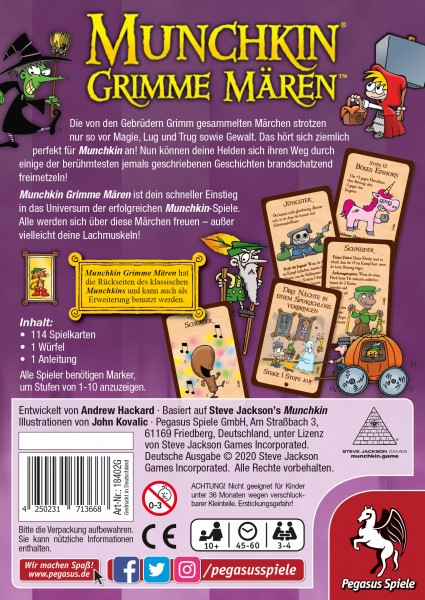 Munchkin dt.: Grimme Mären Munchkin dt.: Grimme Mären