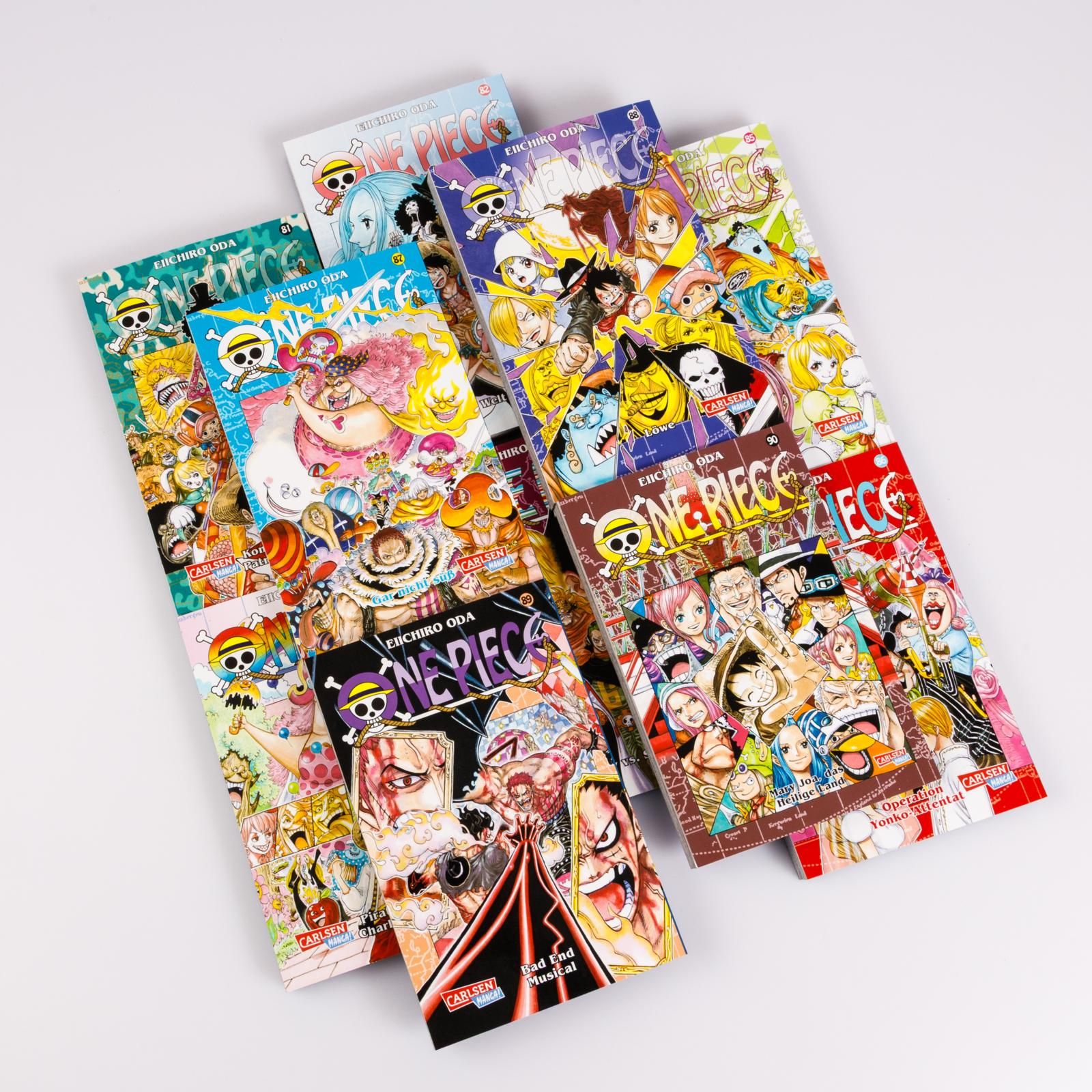 One Piece Bd.81-90/Schuber Whole Cake Island Manga, One Piece, Comics, Sammelband, Graphic Novel