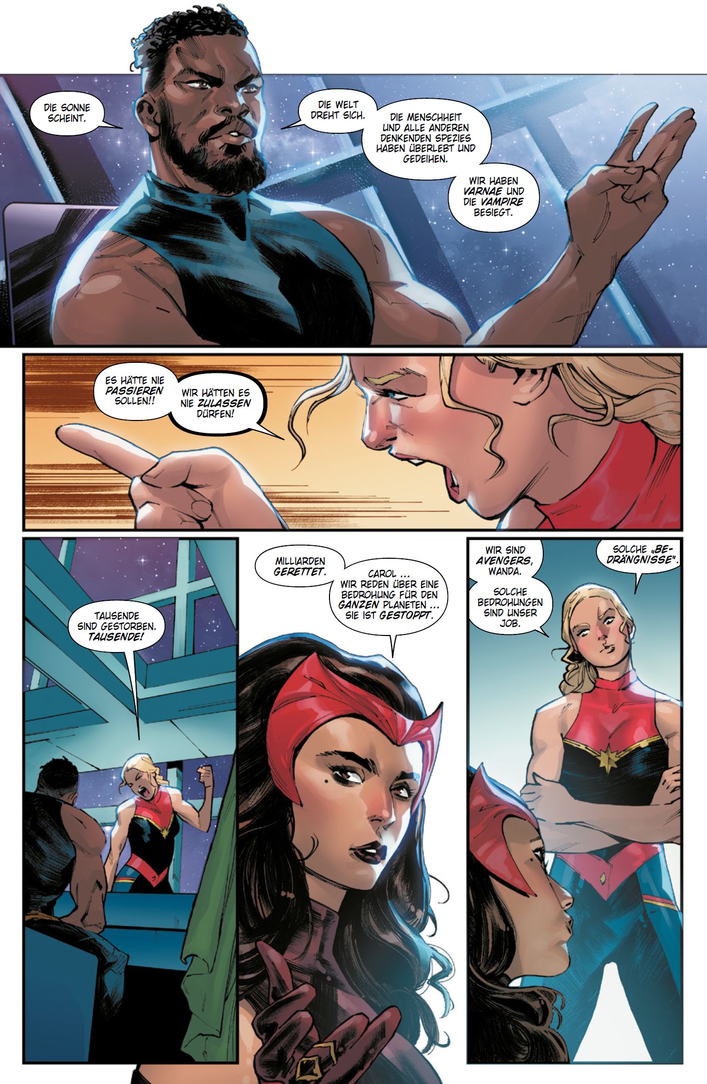 Comic, Panels, Superhelden, Frau, Verschiedenes