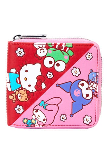 Hello Kitty: Geldbeutel Hello Kitty & Friends rot