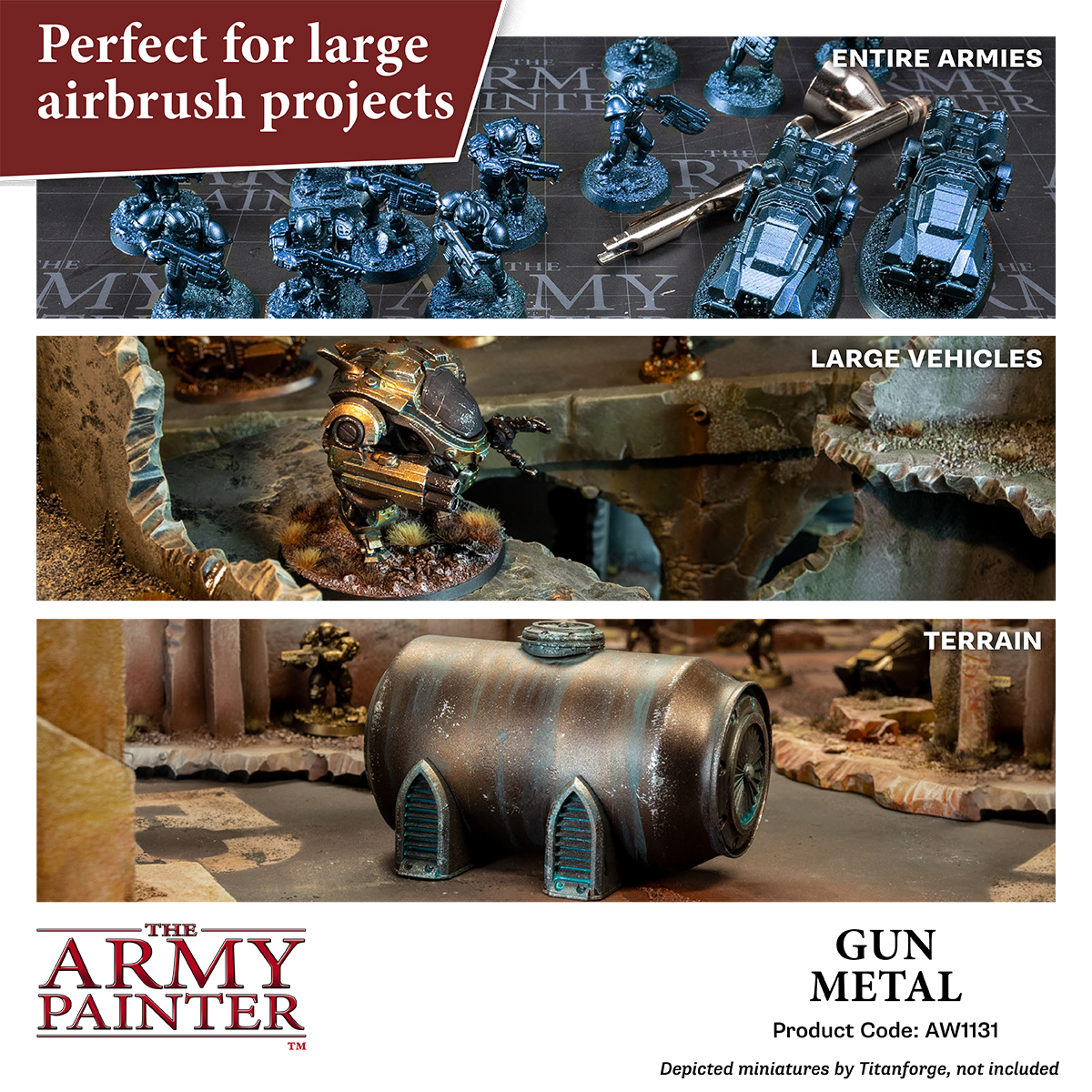 Army Painter: Air - Gun Metal
