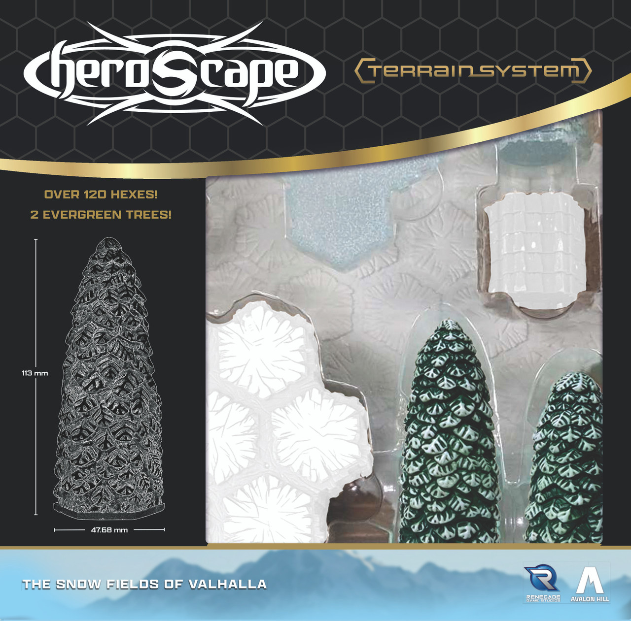 HeroScape: Terrain System - Snowfields of Valhalla