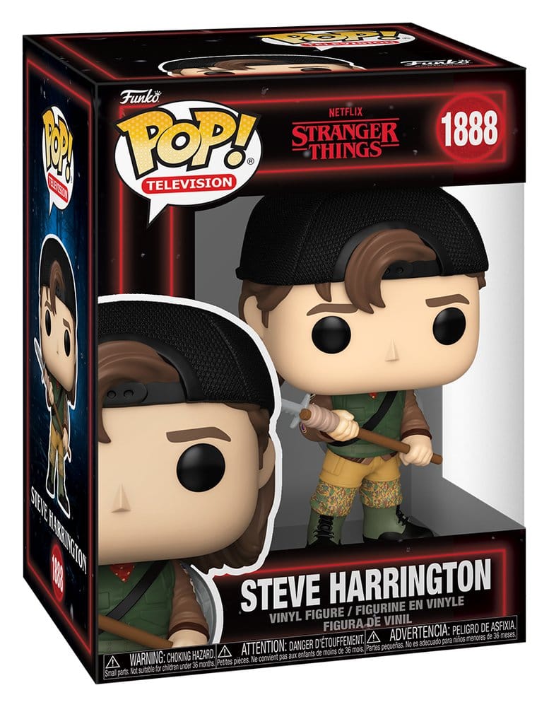 Funko Pop, Figurine, Steve Harrington, Stranger Things, Vinyl