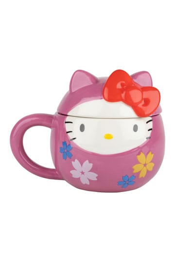Hello Kitty: Tasse Kitty 3D mit Deckel 500ml