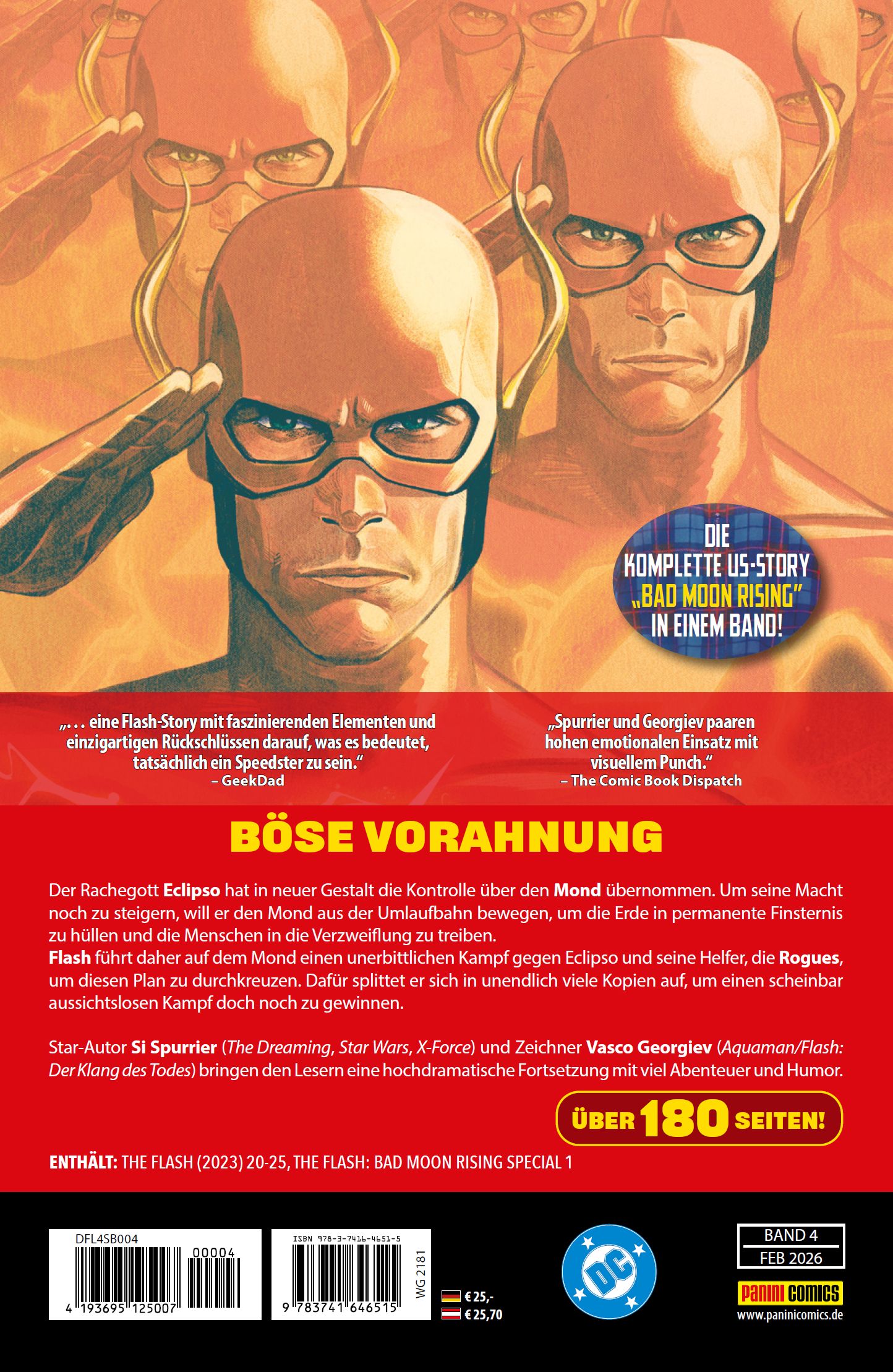 Flash Bd.4: Mond des Unheils Brillen, Werbung, Plakat, Mann, Person