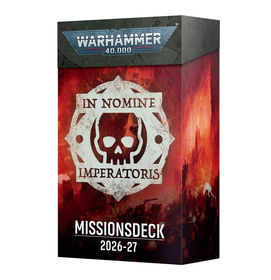 Warhammer 40K: Chapter Approved Mission Deck dt. Wargame, Spielkarten, Mission Deck, Skull Symbol, In Nomine Imperatoris