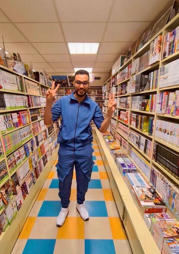 Manga zeichnen und animieren für Anfänger Hose, Jogginganzug, Blau, Kiosk/Store, Mann