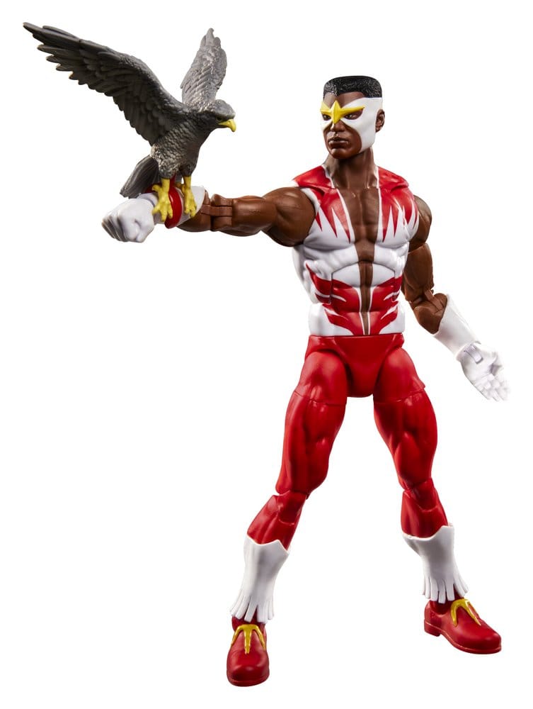 Marvel Legends AF: Marvel's Falcon (Secret Wars) 15cm Action Figure, Superhero, Bird accessory, Red pants, White mask