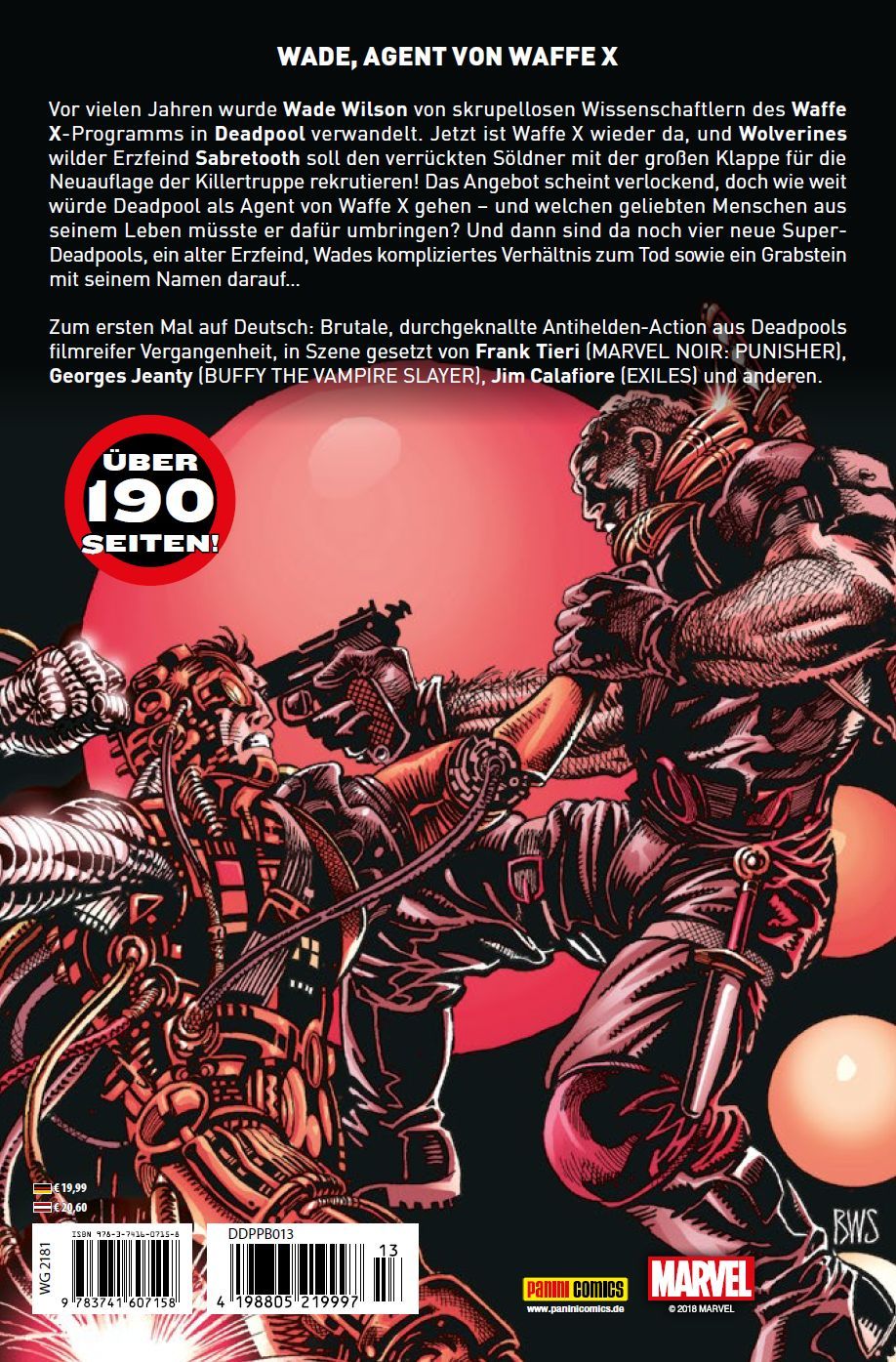 Deadpool: Killer Kollektion Bd.13 - Pietà mit Pistolen comic, superhero, deadpool, battle, robotic