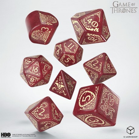 Game of Thrones: Dice Set - Lannister (8) Game of Thrones: Dice Set - Lannister (8)
