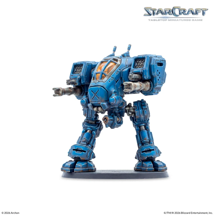 Starcraft TMG: Terran - Starter Set Mecha, Robotik, Miniatur, Blau, Tabletop