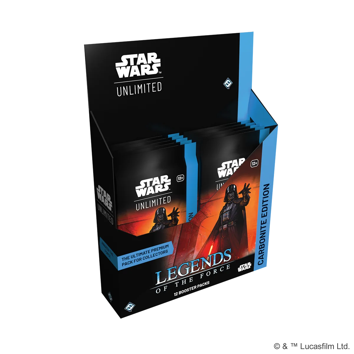 Star Wars Unlimited CCG: Legends of the Force Carbonite Edition Booster Display