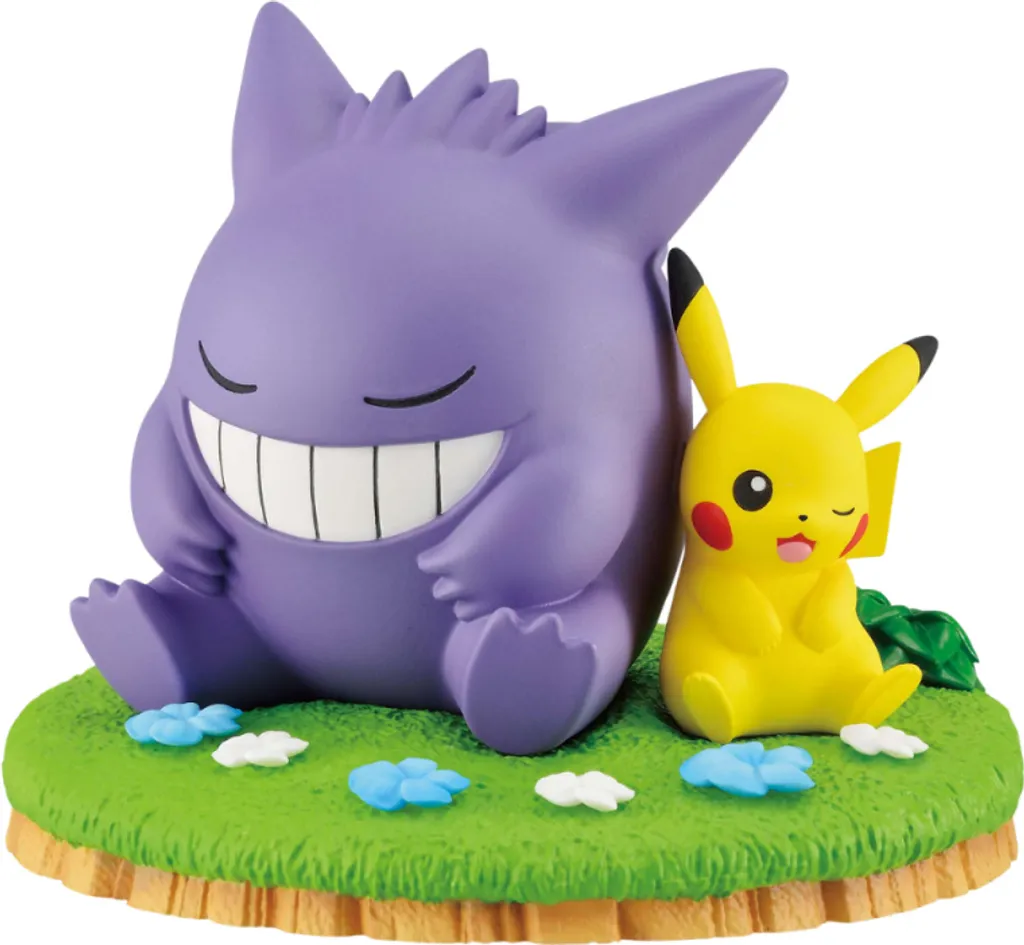 Pokémon PVC Statue: Pikachu & Gengar sitzend Pokémon PVC Statue: Pikachu & Gengar sitzend