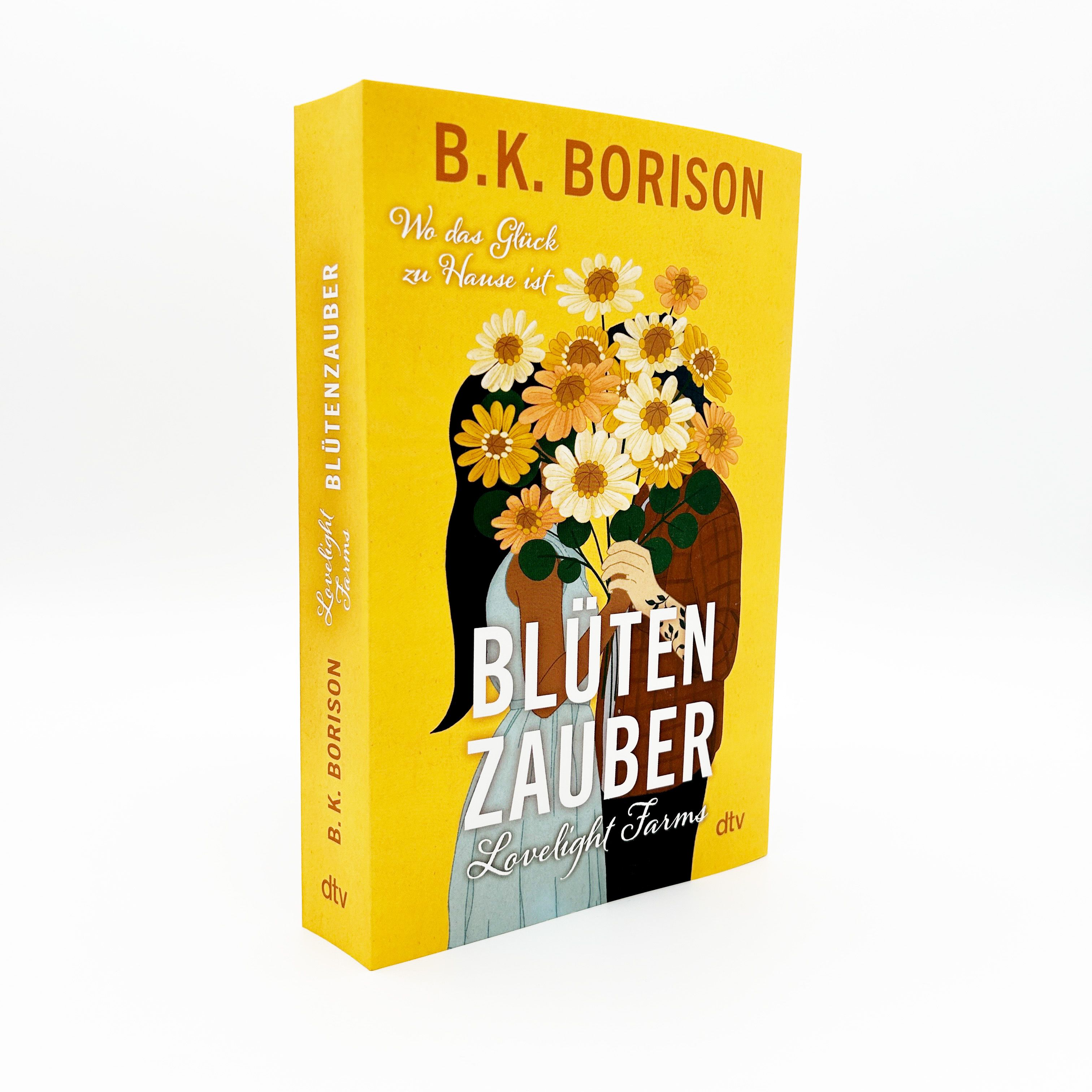 buch, gelb, blumen, cover, lovelylight farms