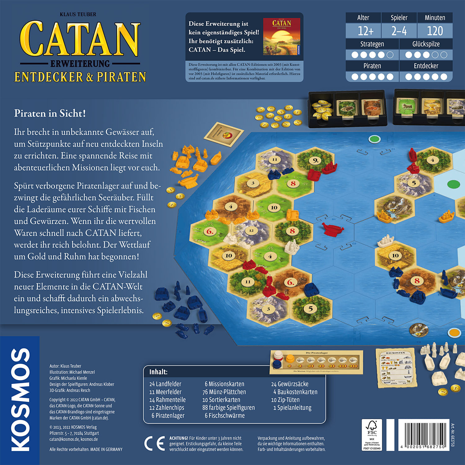 Catan: Entdecker & Piraten Erweiterung