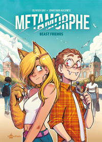 Metamorphe Bd.1: Beast Friends Comic, graphic novel, zwei Charaktere, mutierte Kreatur, Stadt Hintergrund