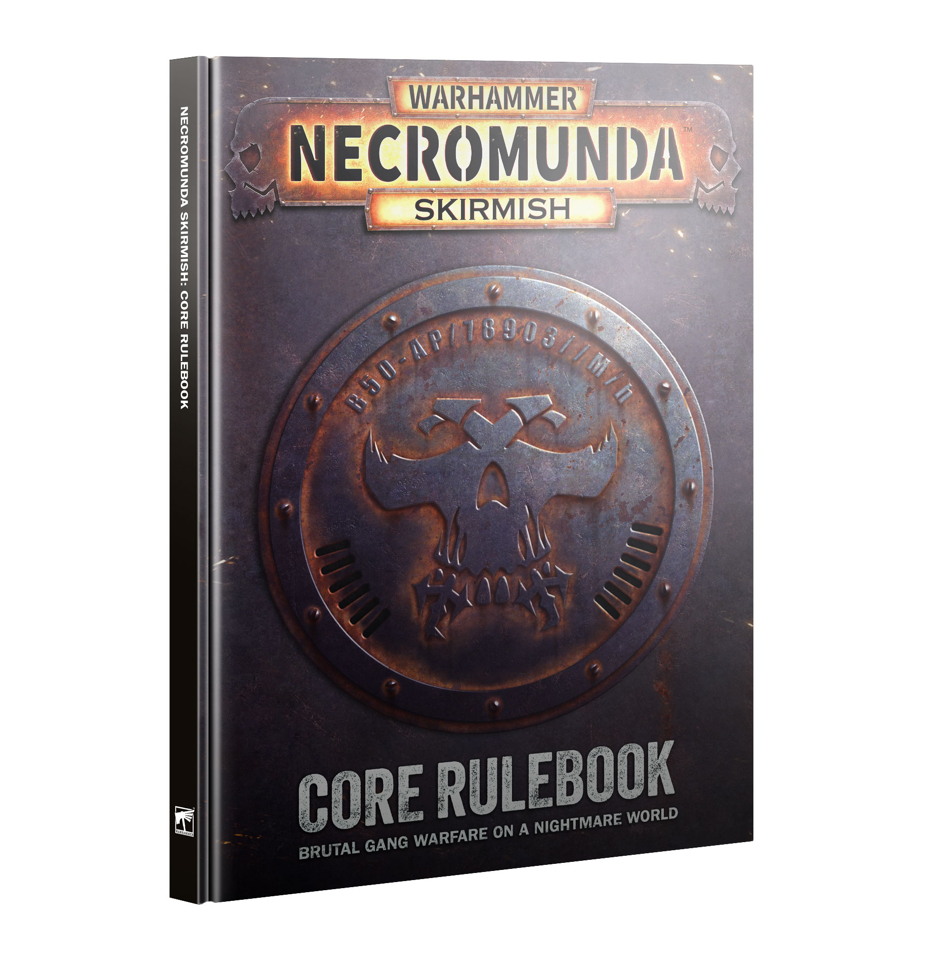 Necronomda, Skirmish, Core Rulebook, Wargame, MetallischeHülle