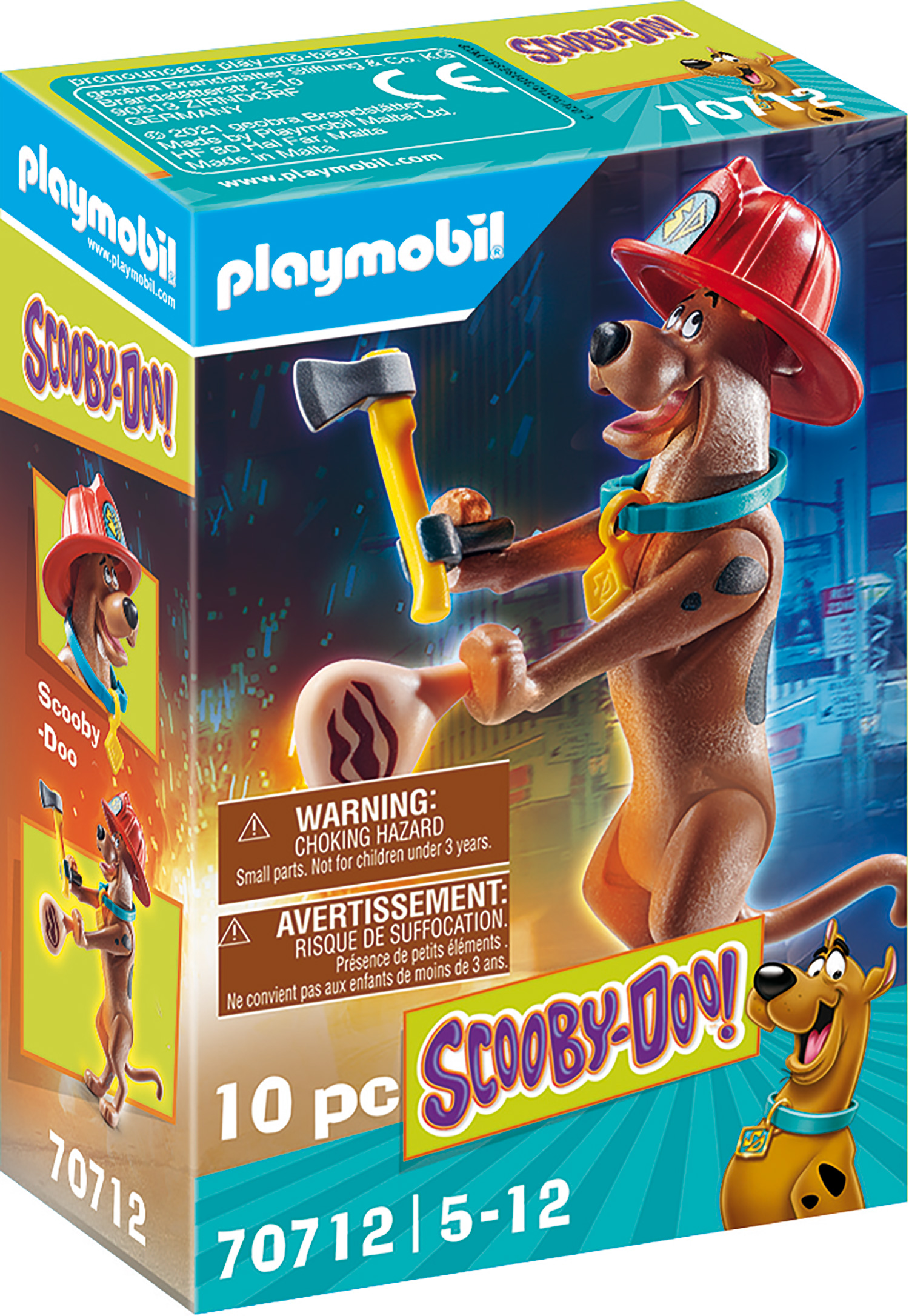 Playmobil: Scooby-Doo! - Sammelfigur Feuerwehrmann