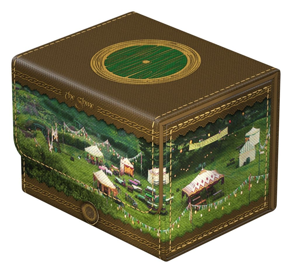Ultimate Guard: Deckbox Sidewinder 100+ Lord of the Rings - The Shire Koffer, Leder, Camping, Zeltplatz, Waldlandschaft