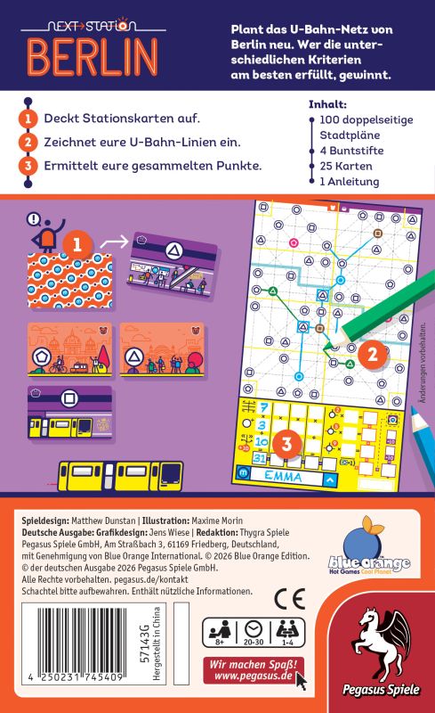 U-Bahn Karte, Stadtpläne, Kartenblatt, Puzzleteile, Spieledesign