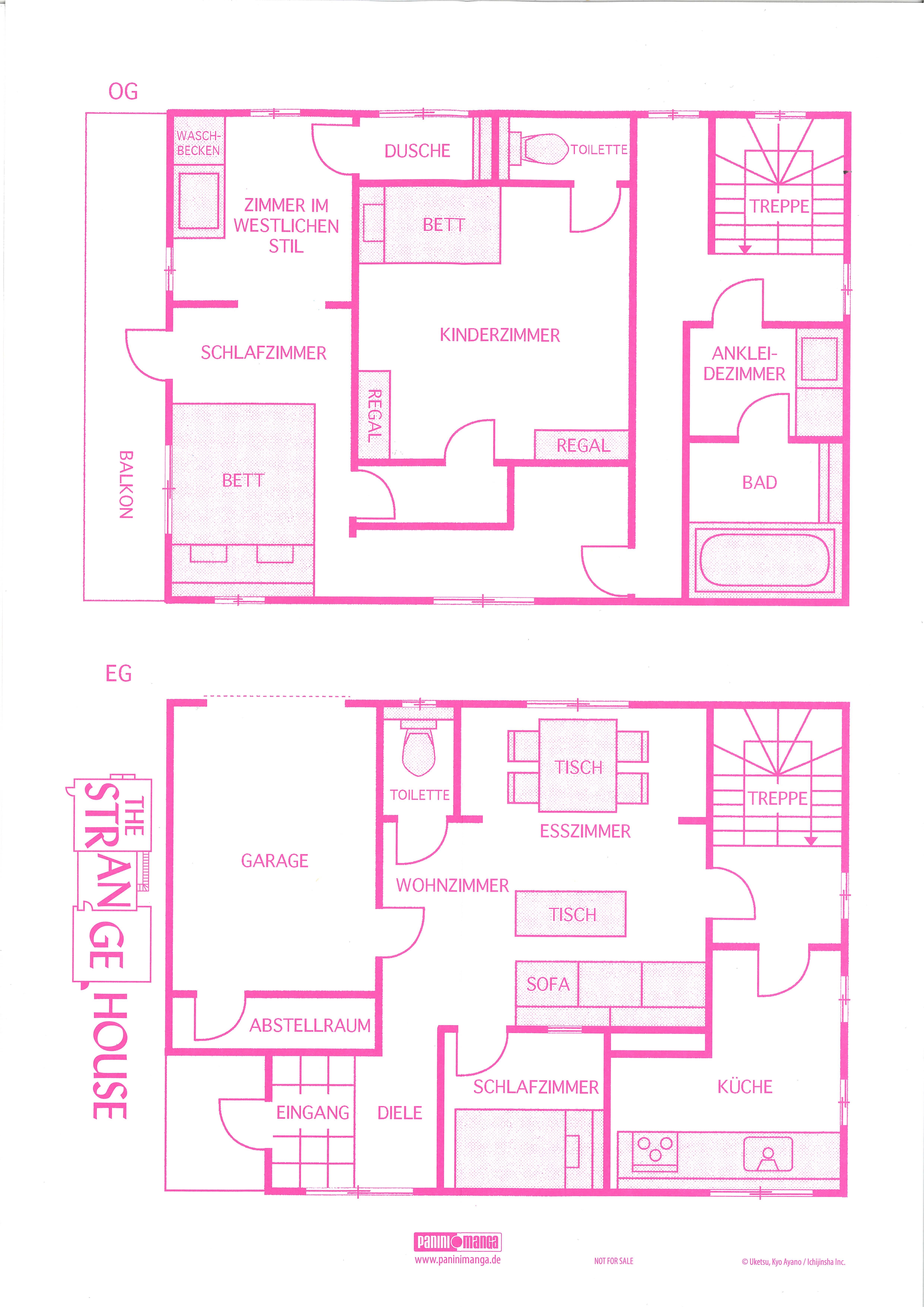Wohnung, Wohnung Grundriss, Hausplan, Zweistöckiges Haus, Innenraum